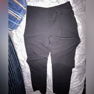 Elegant Black Straight Leg Women's Pants